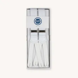 White Exclusive Suspenders