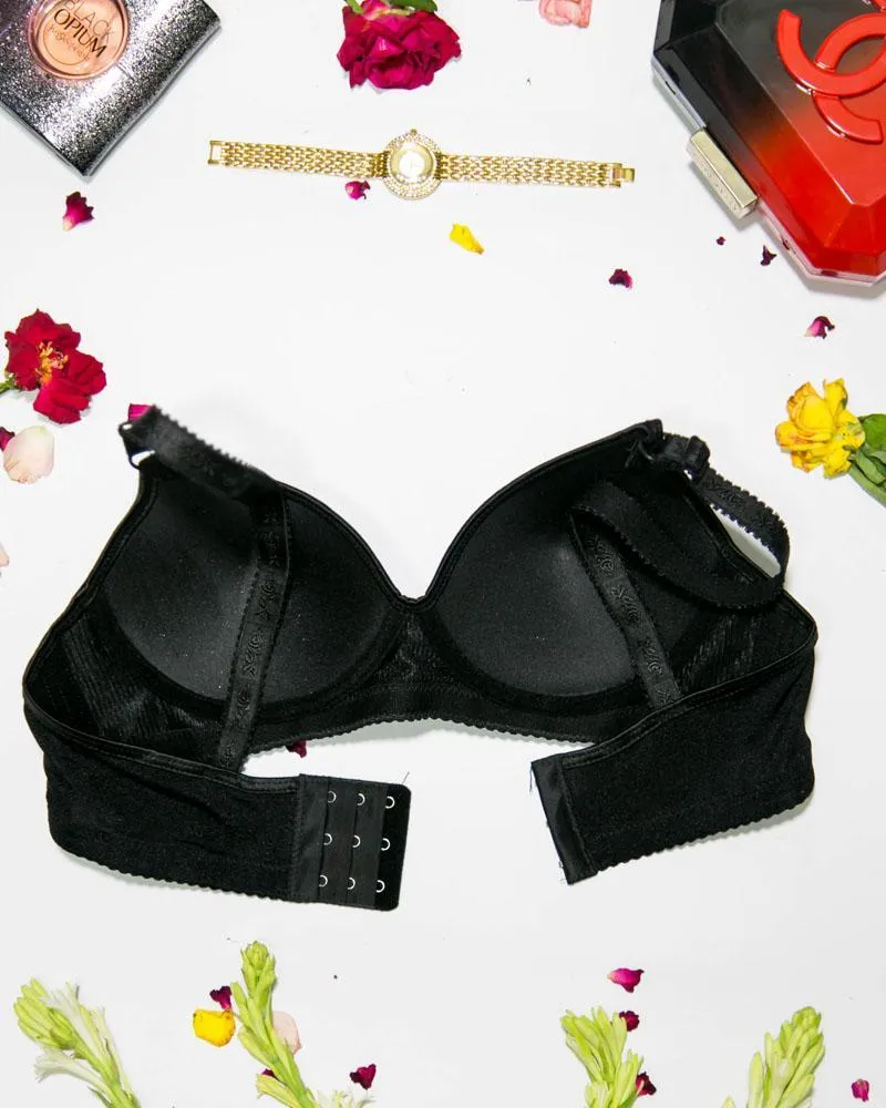 Women Soft Comfortable Padded Bra - Black 2021
