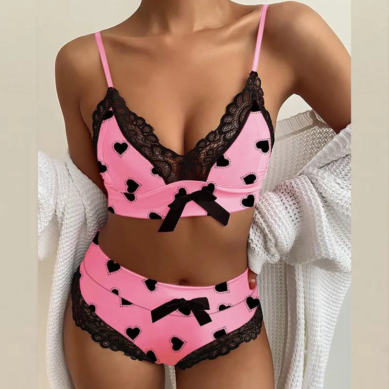 Women Suspenders Lace Up Lingerie