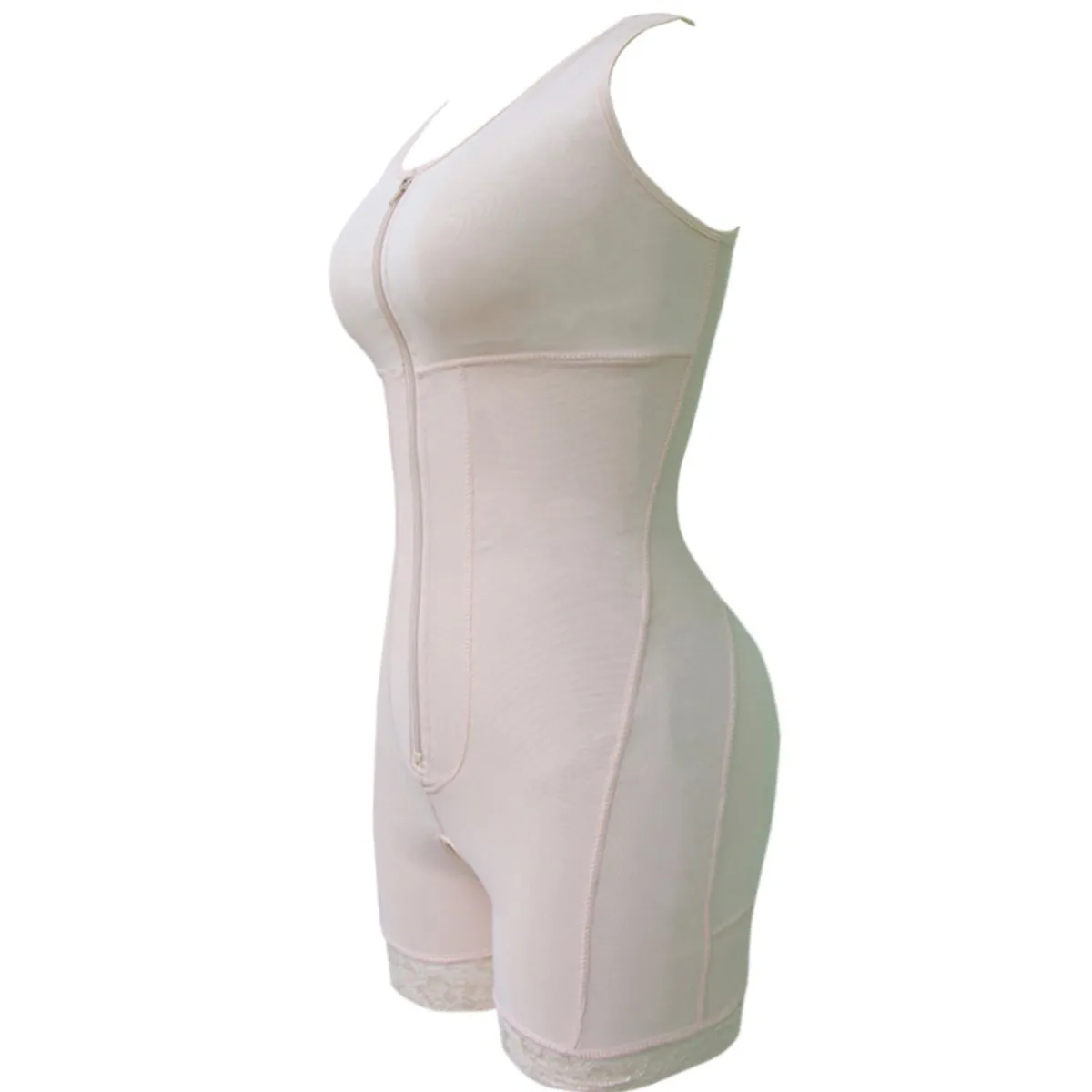 Women's Plus Size Zippered Booty Lifter Body Waist Shaper High Waist Corset