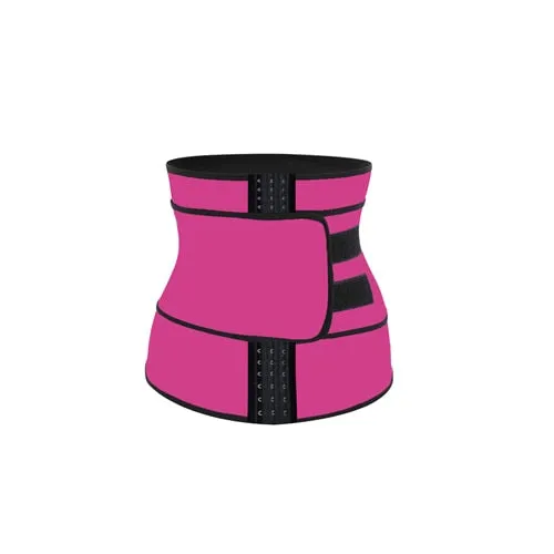 Women's Rose Red Breathable Tummy Control Waist Trainer Body Shaper Belt