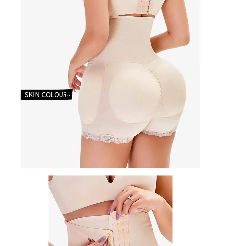 Women's Seamless Strap High Waist Push Up Tummy Body Shaping Butt Lifter