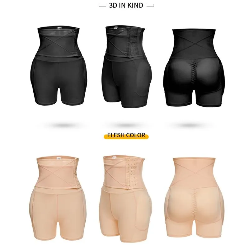Women's Seamless Strap High Waist Push Up Tummy Body Shaping Butt Lifter