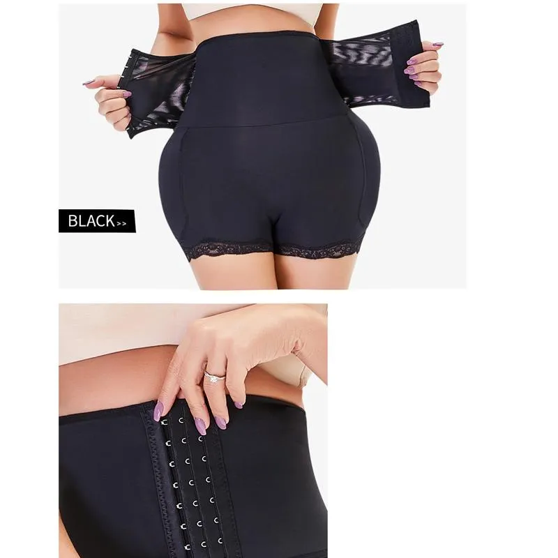 Women's Seamless Strap High Waist Push Up Tummy Body Shaping Butt Lifter