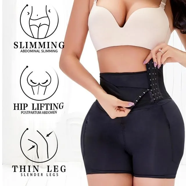 Women's Seamless Strap High Waist Push Up Tummy Body Shaping Butt Lifter
