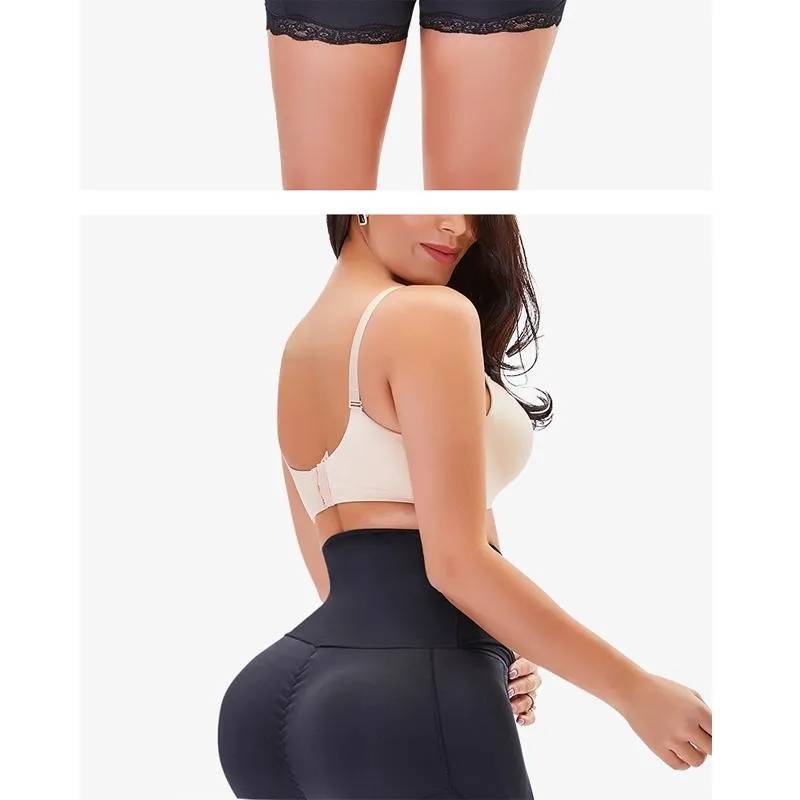 Women's Seamless Strap High Waist Push Up Tummy Body Shaping Butt Lifter