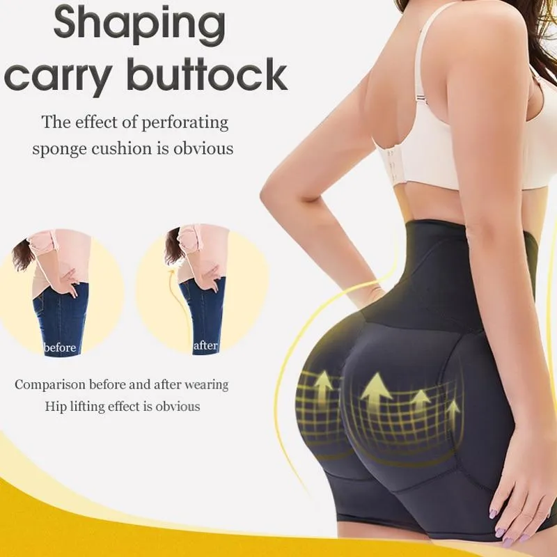 Women's Seamless Strap High Waist Push Up Tummy Body Shaping Butt Lifter