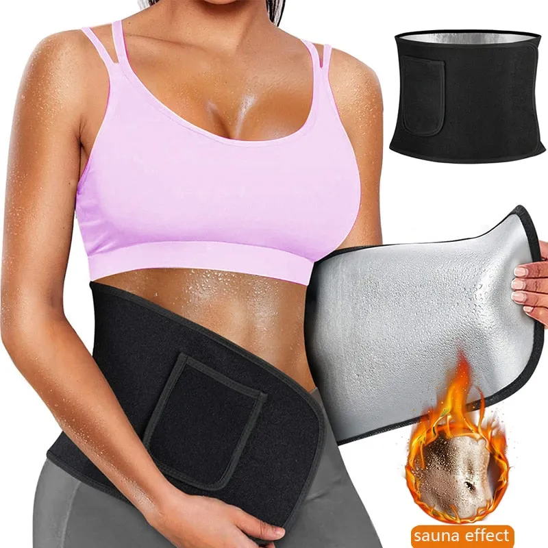 Women's Slim Weight Loss Waist Tummy Control Fitness Workout Pocket Belt