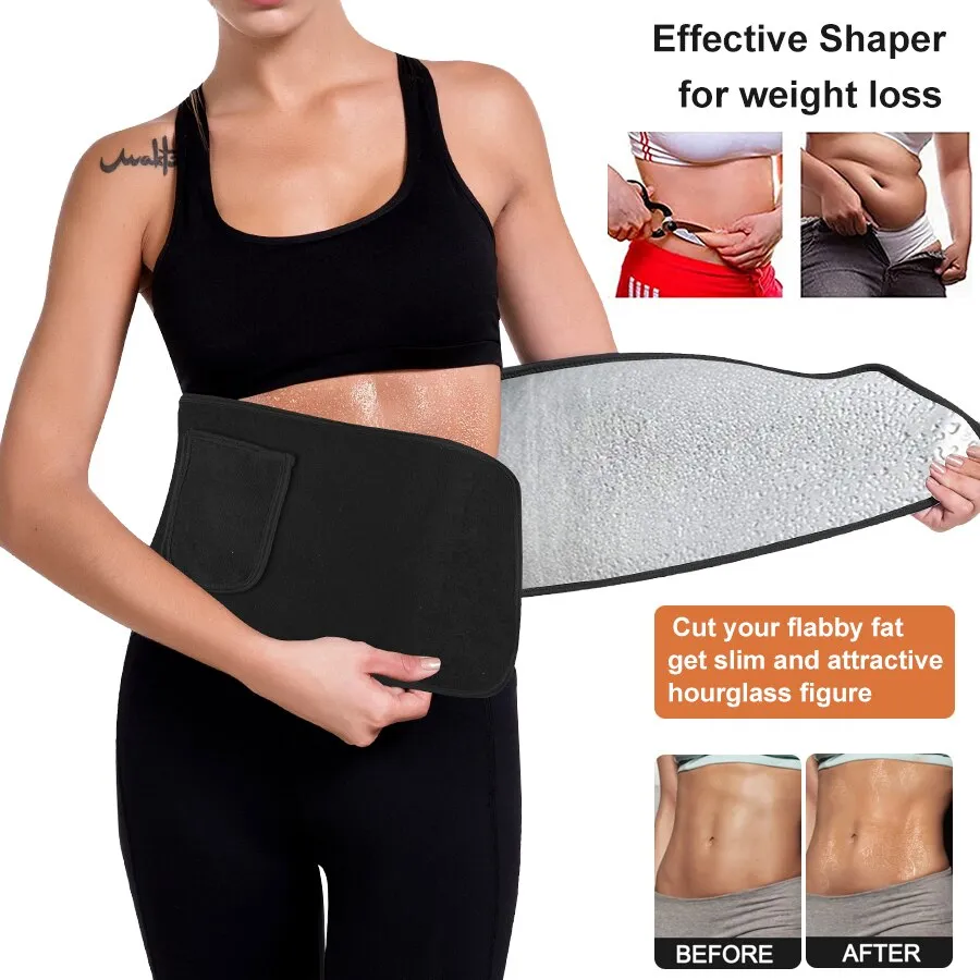 Women's Slim Weight Loss Waist Tummy Control Fitness Workout Pocket Belt
