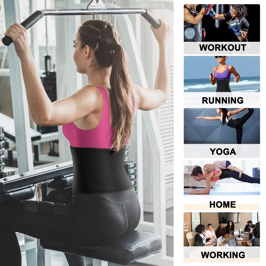 Women's Slim Weight Loss Waist Tummy Control Fitness Workout Pocket Belt
