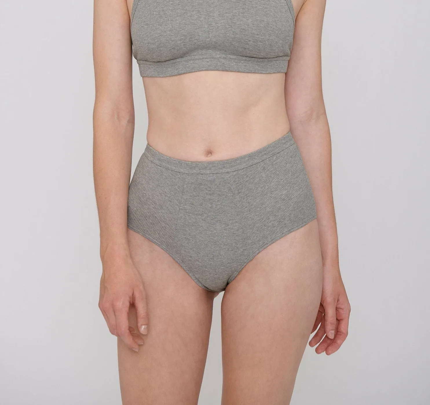 W's Organic Cotton Rib-Flex Super High-Rise Briefs 2-Pack
