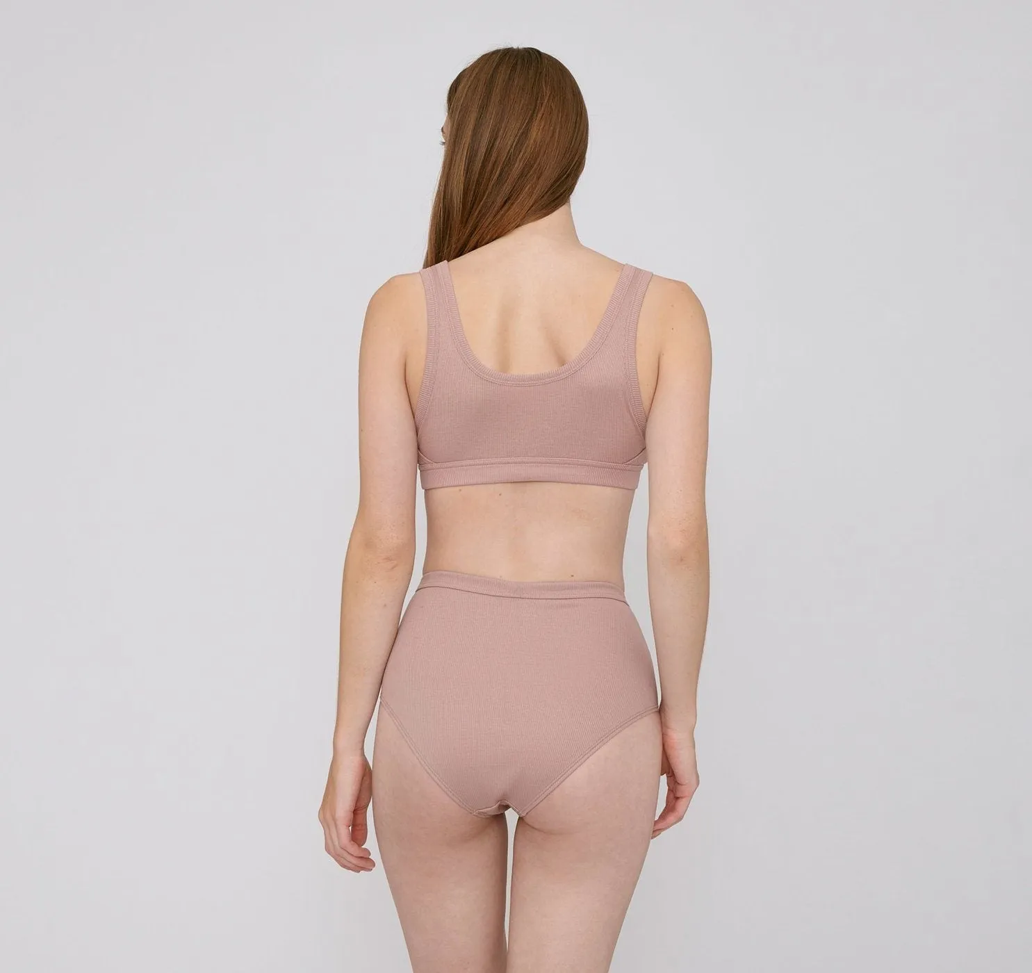 W's Organic Cotton Rib-Flex Super High-Rise Briefs 2-Pack