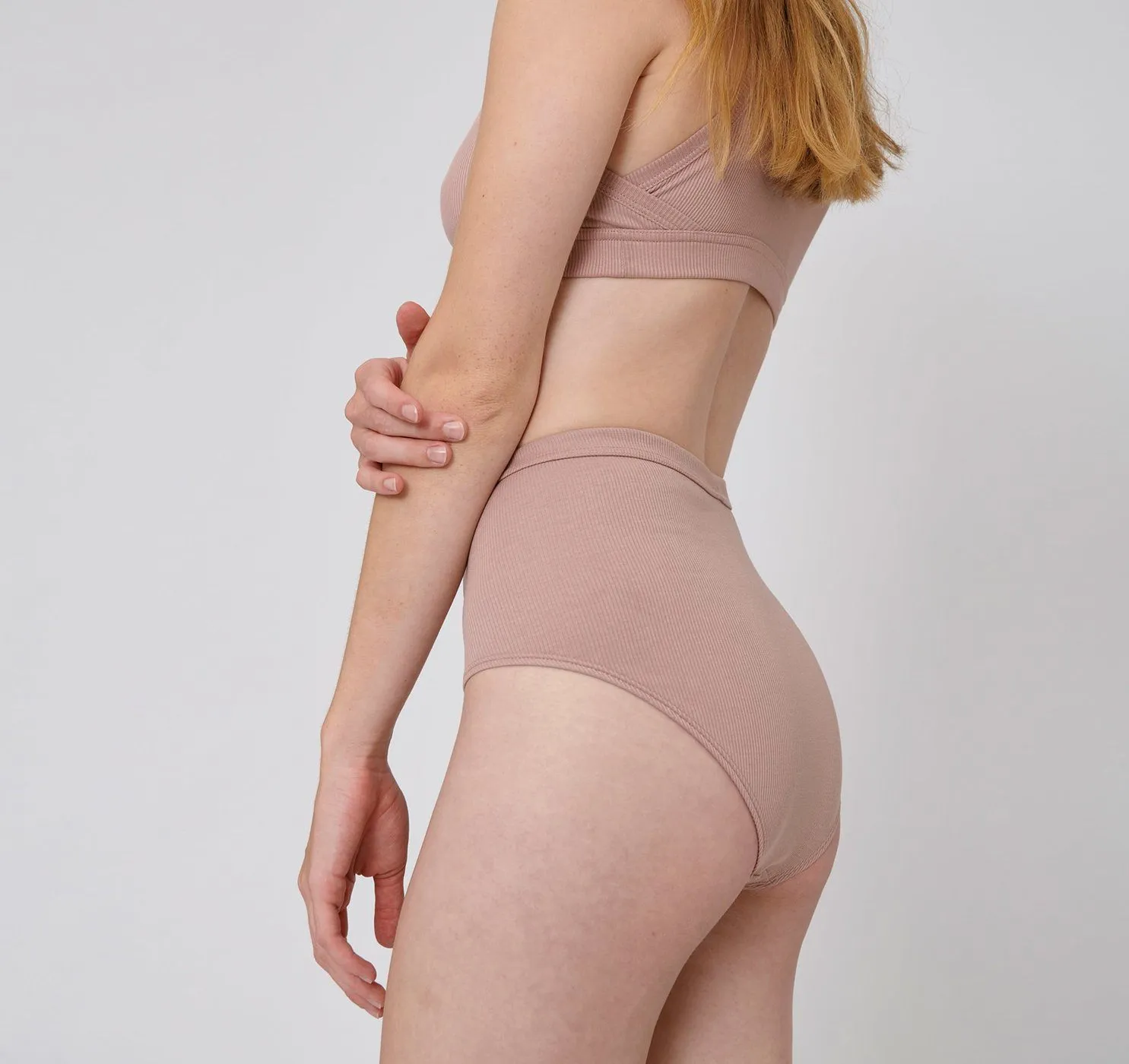 W's Organic Cotton Rib-Flex Super High-Rise Briefs 2-Pack