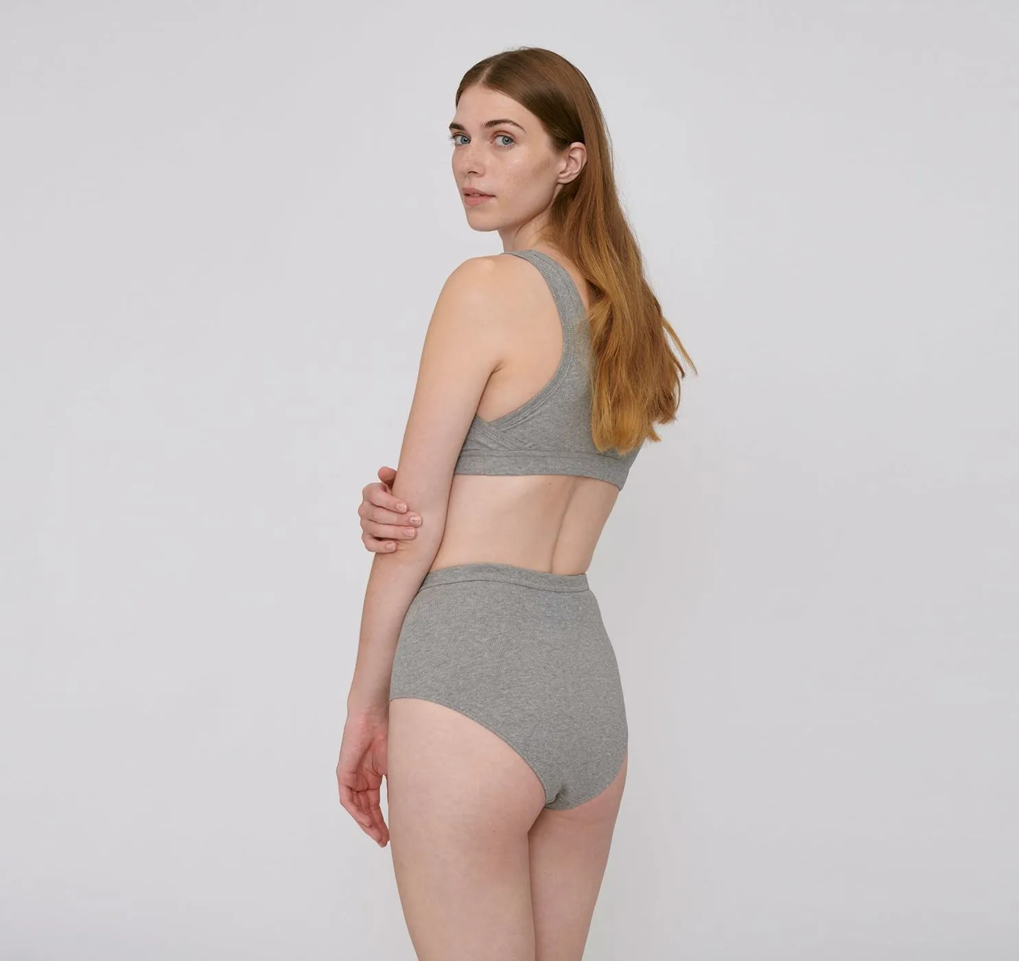 W's Organic Cotton Rib-Flex Super High-Rise Briefs 2-Pack